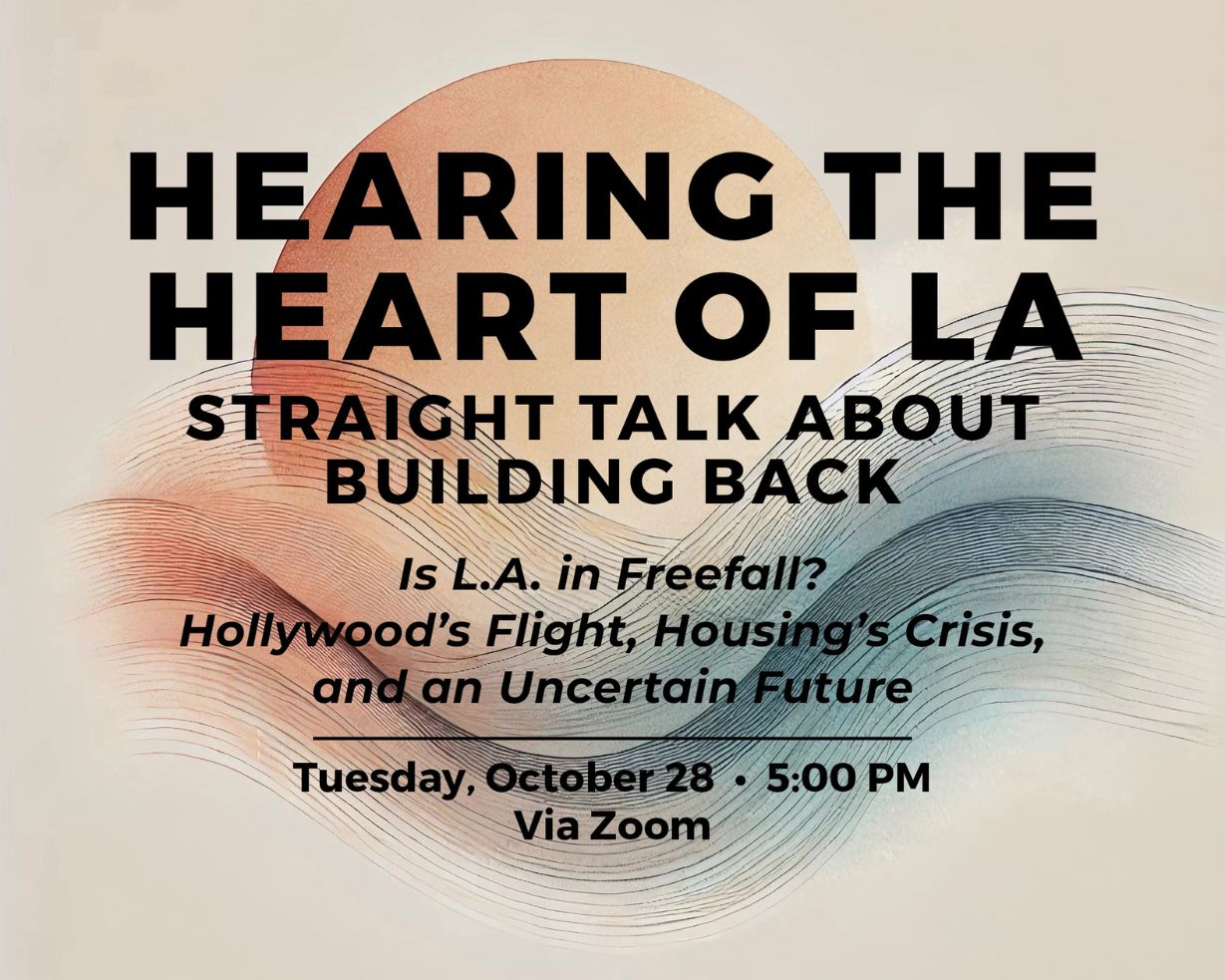 Straight Talk About the Building Back: Is L.A. in Freefall?